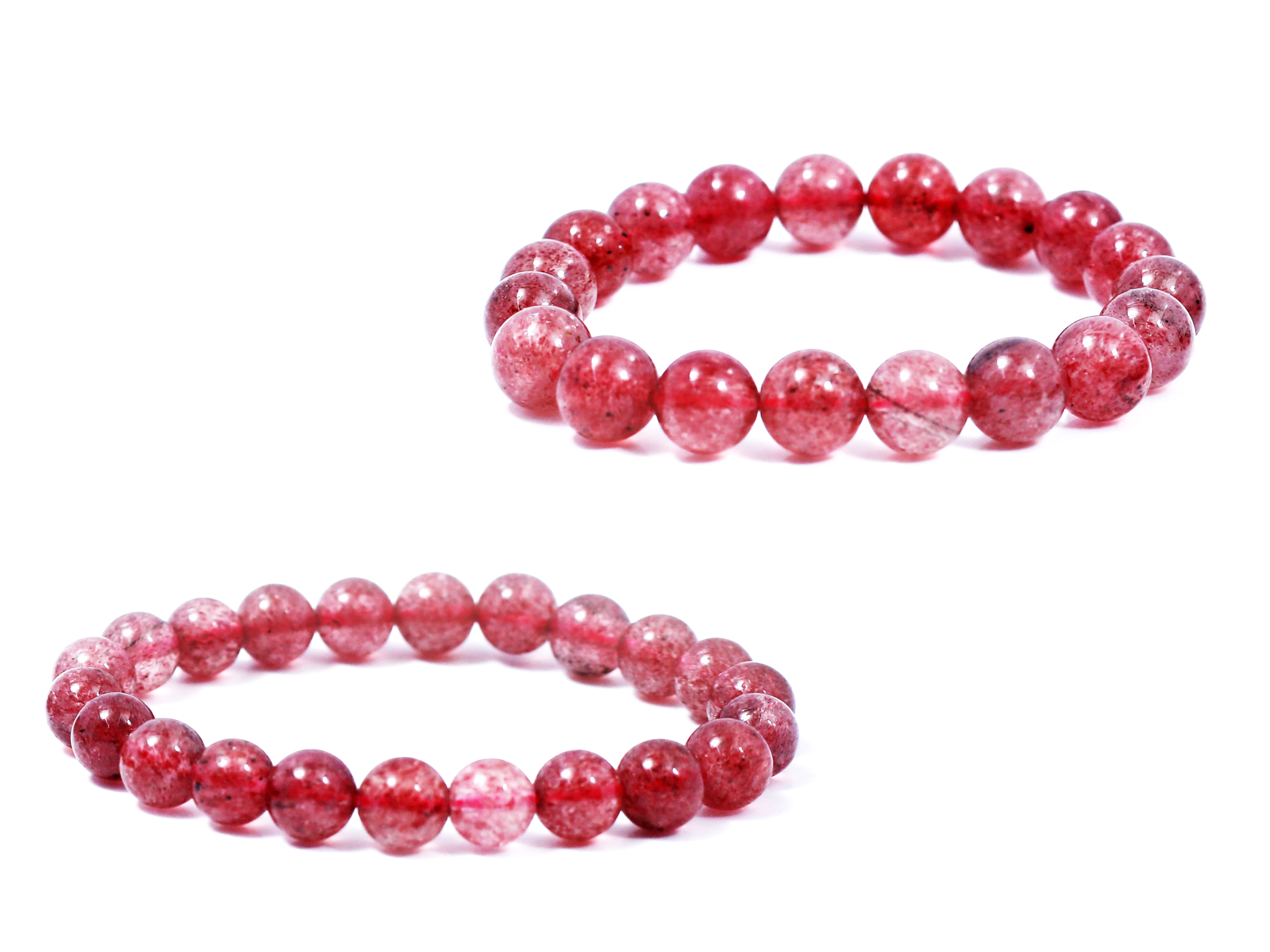 Natural Strawberry Quartz Bracelet 2