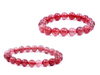 Natural Strawberry Quartz Bracelet 2